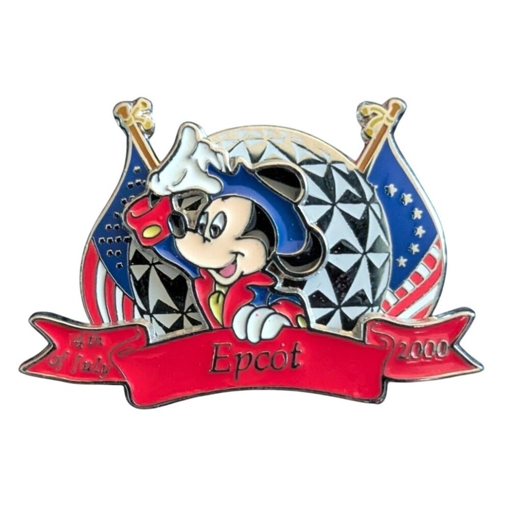 4 Disney pins Bambi Mickey Epcot 2000 John Flying Hidden Mickey March Hare - Picture 4 of 14